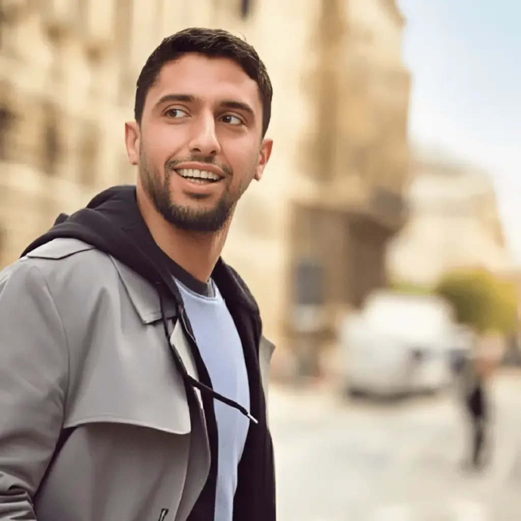 Mouhamed Gharsallah, photographed in Hamburg